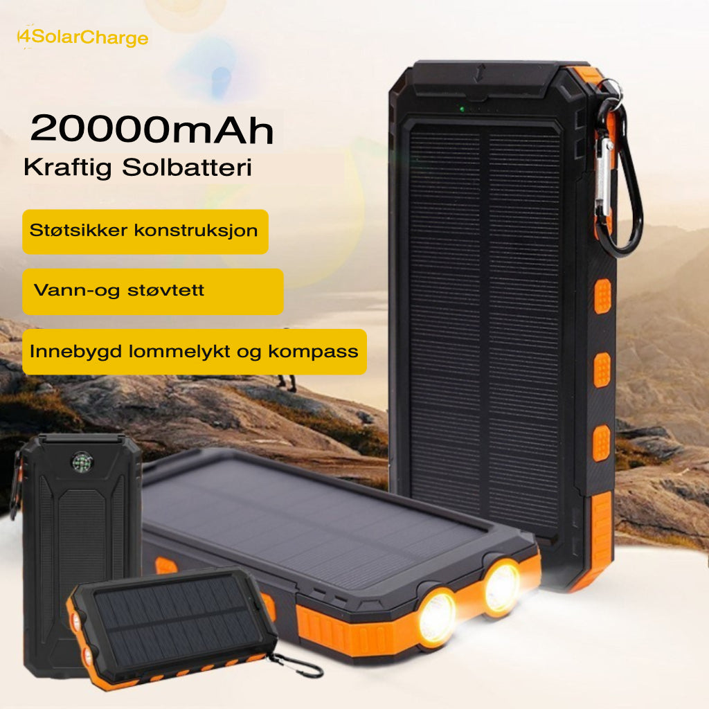 SolarCharge™ | Din sikkerhet skal ikke være avhengig av enheter som mister energi        4o