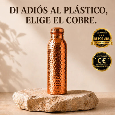 Velora Botella de Cobre Certificada®