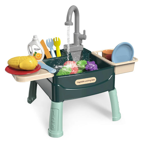 Play kitchen with a magical faucet — Boosts motor skills, creativity, and social abilities!