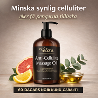 Velora™ Anti-Cellulite Oil Synligt slätare hud på 2–6 veckor
