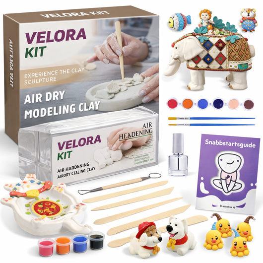 Velora Kit- Allt du behöver för att börja skapa keramik hemifrån.