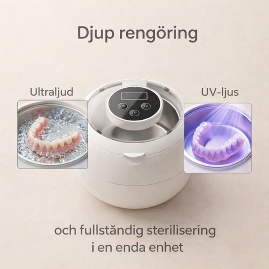Velora DentaClean – Ultraljudsrengöring & UV-sterilisering