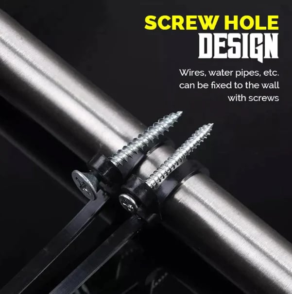 ZipLoop™ - selvlåsende kabelbinder med skruehull | 40% Rabatt