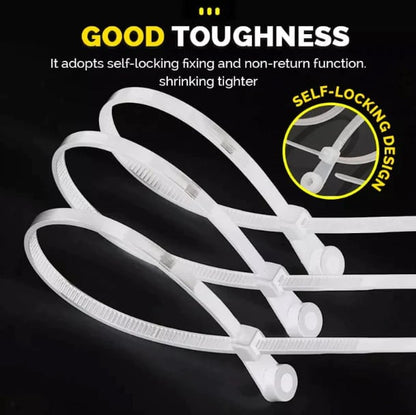 ZipLoop™ - selvlåsende kabelbinder med skruehull | 40% Rabatt