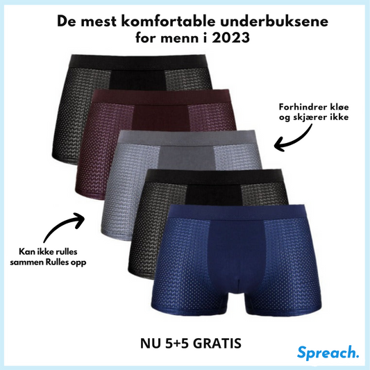 ZenFit™ - Boxershorts i bambus og mikrofiber for menn | 5+5 Gratis