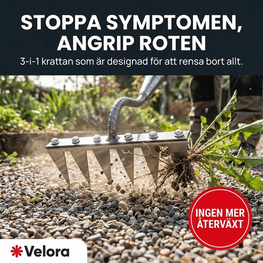 Revolutionerande ogräsräfsa
