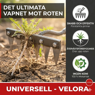 Revolutionerande ogräsräfsa