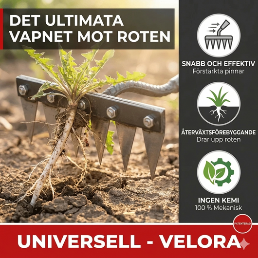 Revolutionerande ogräsräfsa