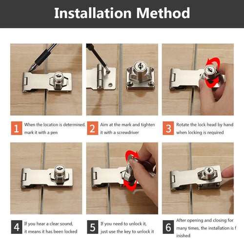 MadLock™ - uforgjengelig og estetisk lås i sinklegering | 1+1 Gratis