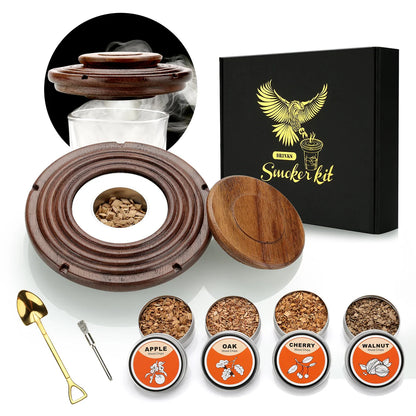 Premium Whiskey Smoker Kit™ | Oppdag den ultimate nytelsen i et glass whiskey