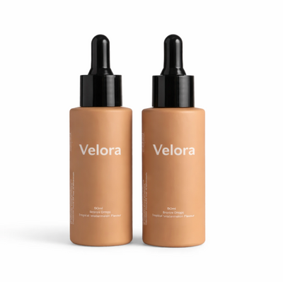 Solbrunedroppar från Velora – Lystern du dricker