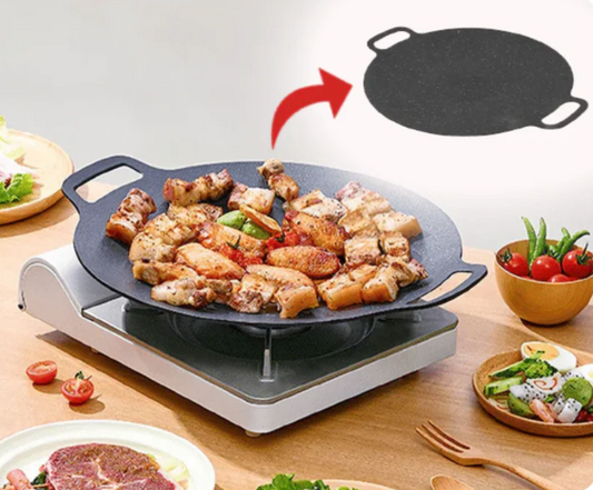 Premium non-stick panne med grillbunn I Siste kampanjedag!