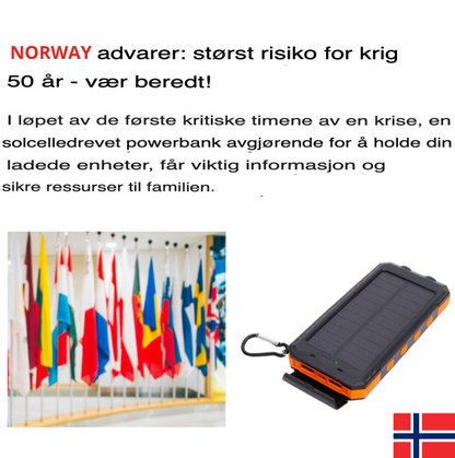 SolarCharge™ | Din sikkerhet skal ikke være avhengig av enheter som mister energi        4o