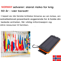 SolarCharge™ | Din sikkerhet skal ikke være avhengig av enheter som mister energi        4o