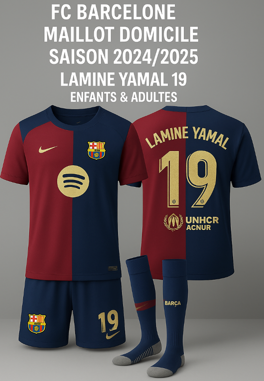 Ensemble officiel inspiré du match – Maillot, short et chaussettes inclus