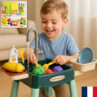 Cuisine pour enfants avec robinet magique – Renforce la motricité, la créativité et les compétences sociales !