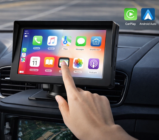 7-tommers berøringsskjerm med trådløs CarPlay – oppgrader kjøreopplevelsen din på 10 sekunder 🚗