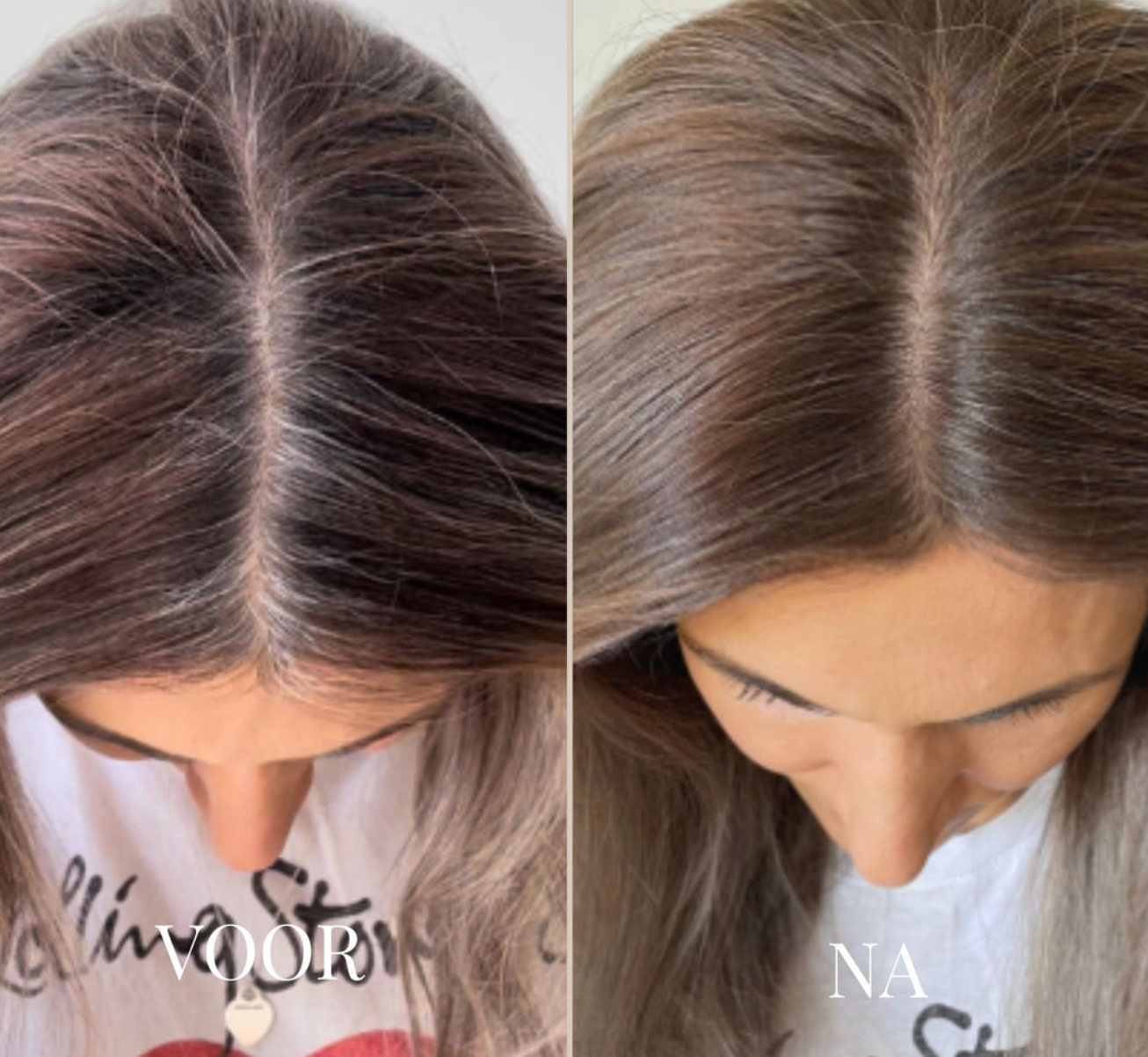 Bli av med grått hår på sekunder - Synlig återväxt. Äkta självförtroende!