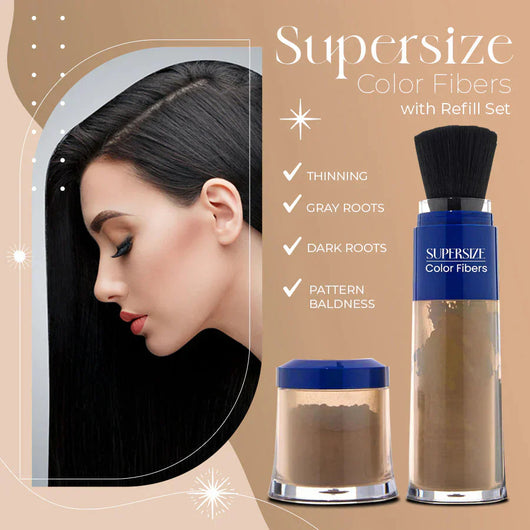 Supersize fargefibre med refill-sett
