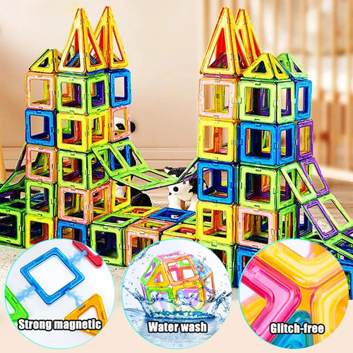 MagneticBuilder™ - Magnetiske byggeklosser Leker | 40% Rabatt