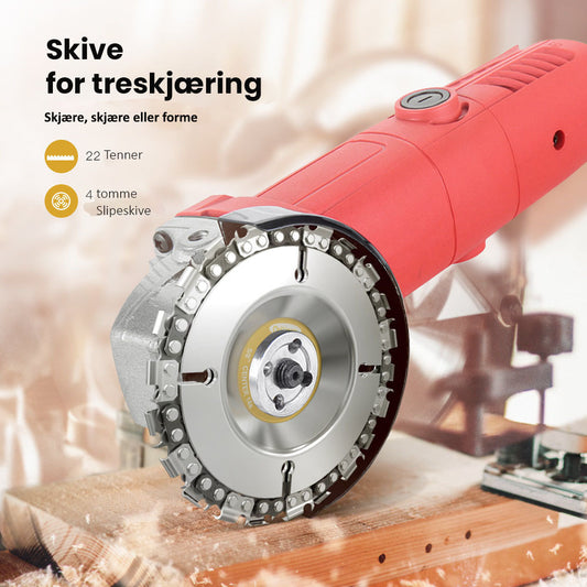 SawDisc™ - Gjør kvernen din om til en motorsag | 1+1 Gratis