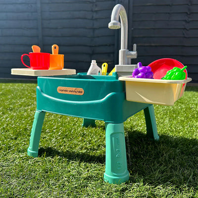 Cuisine pour enfants avec robinet magique – Renforce la motricité, la créativité et les compétences sociales !