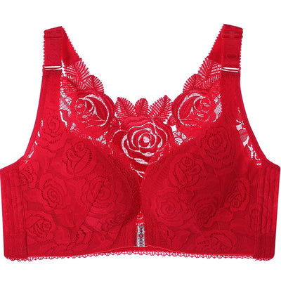 Blossom™ - Push up-bh med frontlukning og rosenbroderi | 30% Rabatt