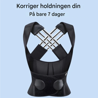 Eftaline™ Posturepro+ Justerbar rygg- og skulderstøtte