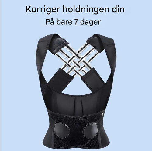 Eftaline™ Posturepro+ Justerbar rygg- og skulderstøtte