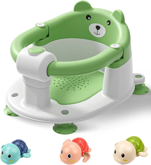 Velora BabyBath Pro™ Designen ger bra stöd för rygg och kropp så barnet sitter tryggt