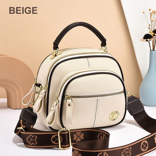 Isabella Klassisk Crossbody-veske – Tidløs Eleganse